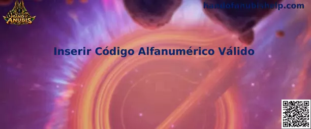 Inserir Código Alfanumérico Válido