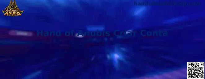 Hand of Anubis Criar Conta