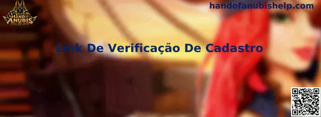 Link De Verificação De Cadastro