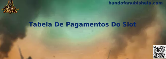 Tabela de Pagamentos do Slot Hand of Anubis