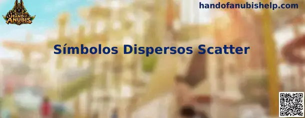 Símbolos Dispersos Scatter em Hand of Anubis