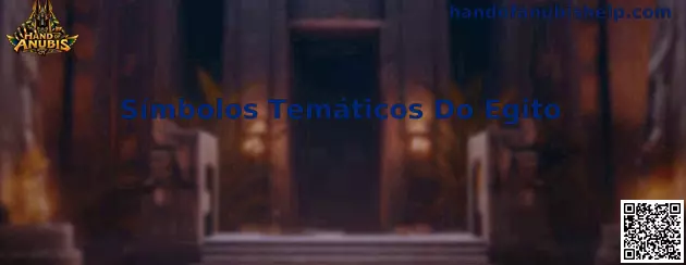 Símbolos Temáticos Do Egito em Hand of Anubis