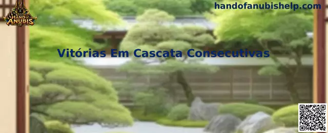 Ilustração de Vitórias Em Cascata Consecutivas