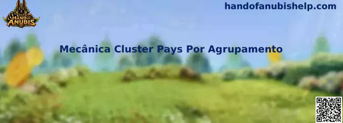 Mecânica Cluster Pays Por Agrupamento Hand of Anubis